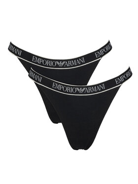 Emporio Armani Underwear Emporio Armani Underwear Conjunto de tangas EW000405 AF19026 MC005 Negro