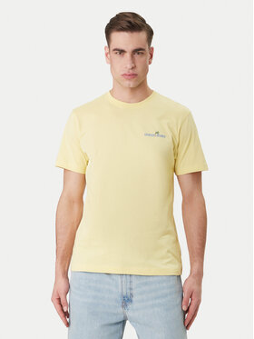 Guess Jeans Guess Jeans Camiseta M6GIC0 K8HM0 Amarillo Regular Fit