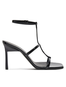 Calvin Klein Sandalias Calvin Klein Heel Gladi Sandal 90 Pat HW0HW02312 Negro