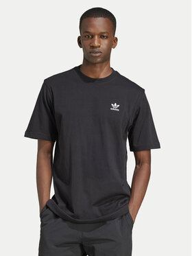 adidas adidas Футболка Trefoil Essentials JI8545 Чорний Regular Fit