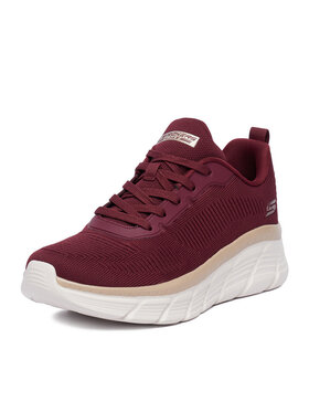 Skechers Sneakersy Skechers C-BOBS HI FLEX 117385 BURG Bordowy