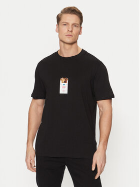 HUGO HUGO Футболка 50530683 Чорний Regular Fit