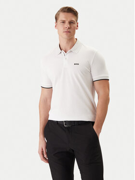 BOSS BOSS Polo PL_GOC Chip Paddy 50554583 Blanco Regular Fit