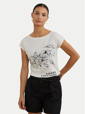 LAUREN RALPH LAUREN LAUREN RALPH LAUREN Футболка 200971072002 Білий Relaxed Fit