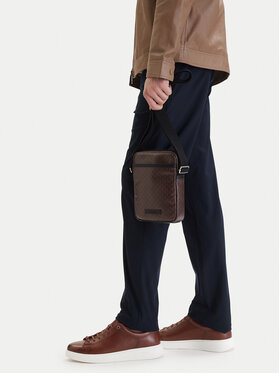 Calvin Klein Bandolera Calvin Klein Emblem Aop Coated Slim Reporter LV04D3334G Marrón
