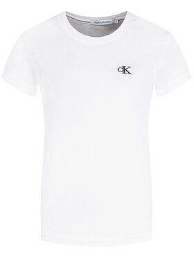 Calvin Klein Jeans Calvin Klein Jeans T-shirt J20J212883 Bianco Slim Fit