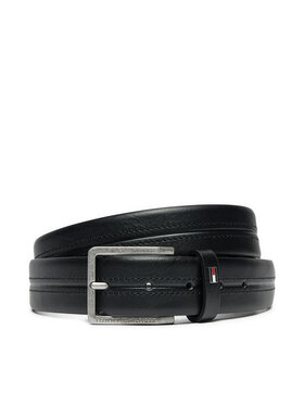 Tommy Hilfiger Pánsky opasok Tommy Hilfiger Oliver 3.5 Seasonal AM0AM13304 Čierna