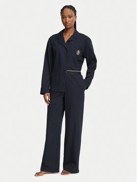 Tommy Hilfiger Tommy Hilfiger Pijama UW0UW06693 Azul marino Relaxed Fit