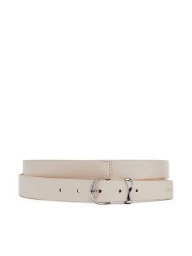Calvin Klein Dámsky opasok Calvin Klein Ck Must Organic Loop Belt 25Mm K60K613234 Biela