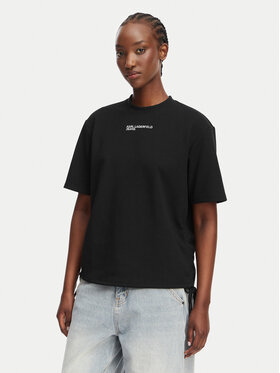 Karl Lagerfeld Jeans Karl Lagerfeld Jeans Camiseta B2W17074 Negro Regular Fit