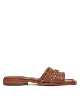 Michael Kors Iešļūcenes Michael Kors Mandy Slide 40R5MAFS2L Brūns