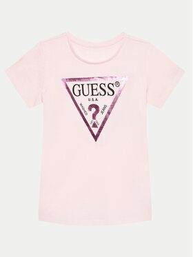 Guess Guess Футболка J73I56K 8HM0 Рожевий Regular Fit