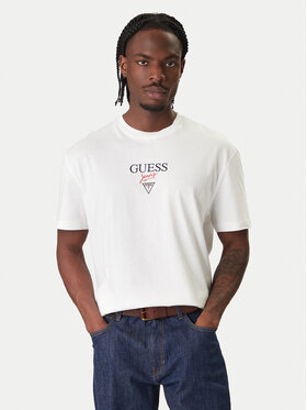 Guess Jeans Guess Jeans Футболка M6RI45 K8HM0 Білий Oversize
