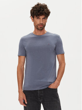 Tommy Jeans Tommy Jeans Majica Jaspe DM0DM20363 Modra Slim Fit