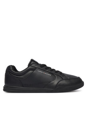 Tommy Hilfiger Sneakersy Tommy Hilfiger Low Pro Cupsole Perf Leather FM0FM05944 Černá
