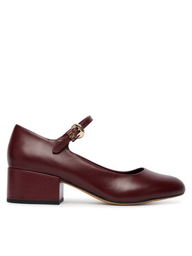 Tommy Hilfiger Tacones Tommy Hilfiger Heeled Maryjane Buckle FW0FW09347 Guinda/burdeos