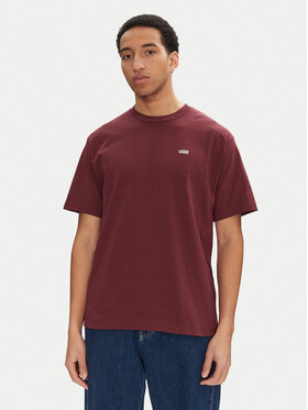 Vans Vans Póló Left Chest II VN000P1P Bordó Loose Fit