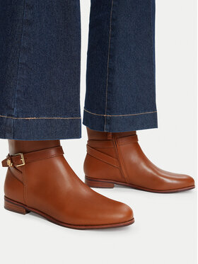 LAUREN RALPH LAUREN Botki LAUREN RALPH LAUREN Brooke Bt 2 802974382001 Brązowy