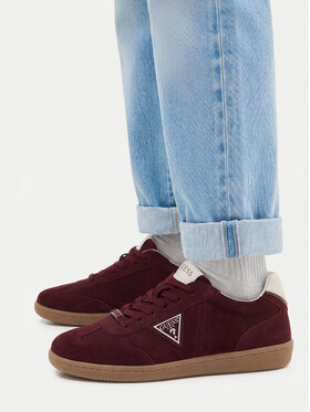 Guess Sneakersy Guess EO-BI12-3210-02 Bordowy