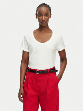 Tommy Hilfiger Tommy Hilfiger Camiseta WW0WW48705 Blanco Regular Fit