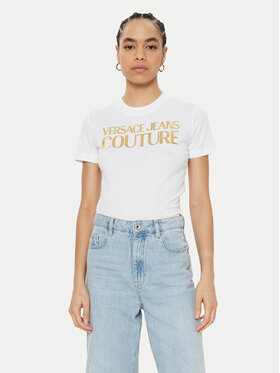Versace Jeans Couture Versace Jeans Couture Футболка 78HAHT01 Білий Regular Fit