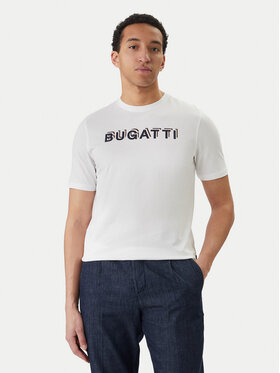 Bugatti Bugatti Camiseta 8350-75045C Blanco Regular Fit