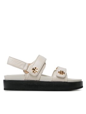 Tory Burch Sandály Tory Burch Kira Sport Sandal Calf Leather 144328 Écru