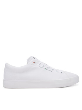 Tommy Hilfiger Tenisky Tommy Hilfiger Th Hi Vulc Low Core Canvas FM0FM05396 Bílá
