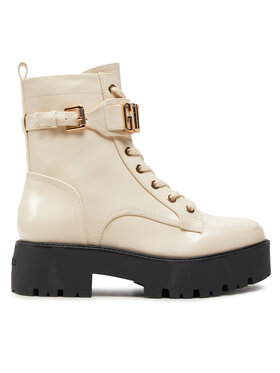 Guess Šnurovacia obuv Guess Vaires FLTSOM PAT10 Béžová