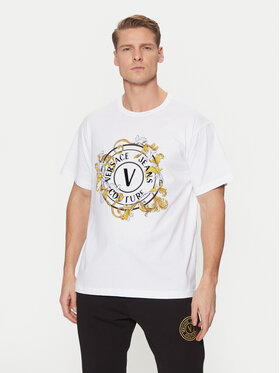Versace Jeans Couture Versace Jeans Couture Футболка 78GAHC01 Білий Regular Fit
