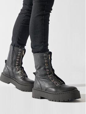 Steve Madden Черевики туристичні Steve Madden Odilia Bootie SM11002631 SM11002631-017 Чорний