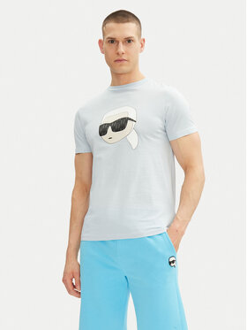 KARL LAGERFELD KARL LAGERFELD Póló 755073 552251 Kék Regular Fit