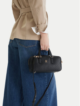 Tommy Hilfiger Τσάντα Tommy Hilfiger Th Daily Crossover Mono AW0AW18415 Μαύρο