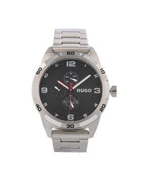 HUGO Годинник HUGO Grip 1530276 Срібний