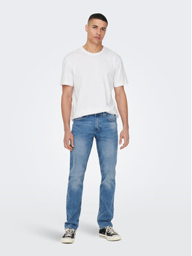 Only & Sons Only & Sons Футболка 22025208 Білий Regular Fit