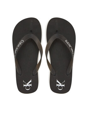 Calvin Klein Jeans Šlepetės per pirštą Calvin Klein Jeans Beach Sandal Flatform Tpu YW0YW01830 Juoda
