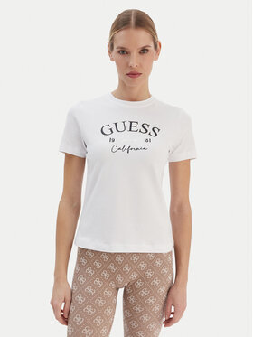 Guess Guess Футболка V6RI02 J1314 Білий Regular Fit