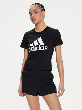 adidas adidas Футболка Essentials Logo GL0722 Чорний Regular Fit