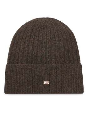 Tommy Hilfiger Čiapka Tommy Hilfiger Th Cable Enamel Flag AW0AW17776 Hnedá