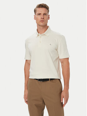 BOSS BOSS Polo marškinėliai C-Parris 01 50555829 Kreminė Regular Fit