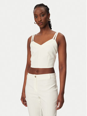 Rinascimento Rinascimento Top CFC0127891003 Blanco Slim Fit