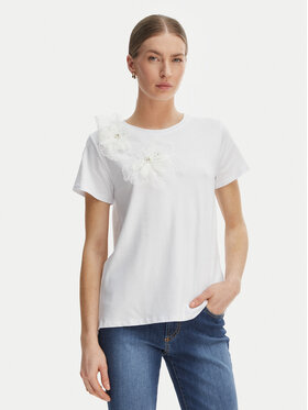 Rinascimento Rinascimento Camiseta CFC0128080003 Blanco Regular Fit