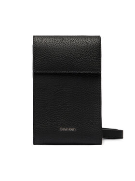 Calvin Klein Τσαντάκι Κινητού Calvin Klein Foil Emboss Phone Crossbody LV04D1275G Μαύρο