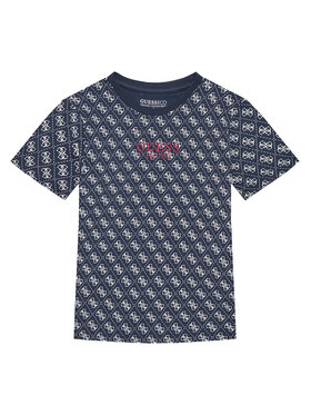 Guess Guess Футболка L5YI19 K8HM4 Cиній Regular Fit