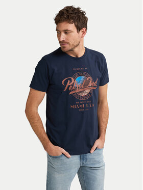 Petrol Industries Petrol Industries Camiseta M-1050-TSR602 Azul marino Regular Fit