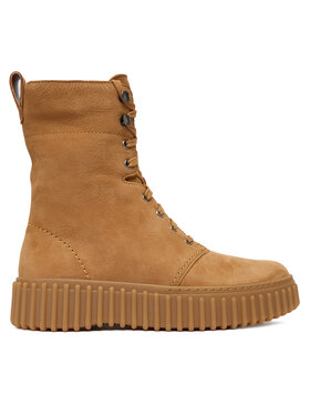 Clarks Šnurovacia obuv Clarks Torhill Style 26182917 Hnedá