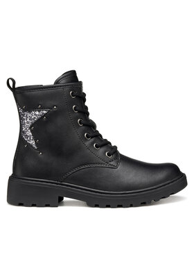 Geox Bokacsizma Geox J Casey J9420G 03WEW C9B1G S Fekete