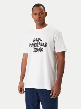 Karl Lagerfeld Jeans Karl Lagerfeld Jeans Camiseta B1M17065 Blanco Regular Fit