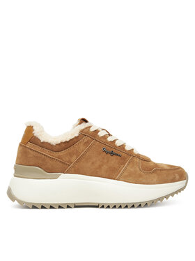 Pepe Jeans Сникърси Pepe Jeans Kimi Block W PLS600022 Кафяв