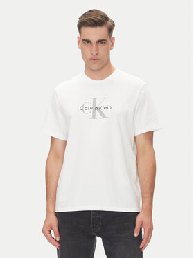 Calvin Klein Jeans Calvin Klein Jeans Camiseta Hero Monologo LV04RB862G Blanco Regular Fit